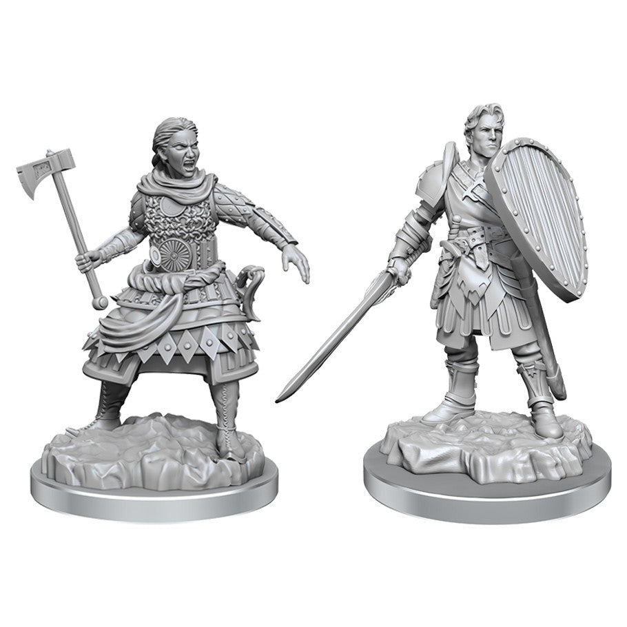 D&D: Nolzur's Marvelous Miniatures - Human Fighters (90639)