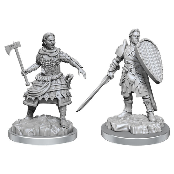 D&D: Nolzur's Marvelous Miniatures - Human Fighters W21