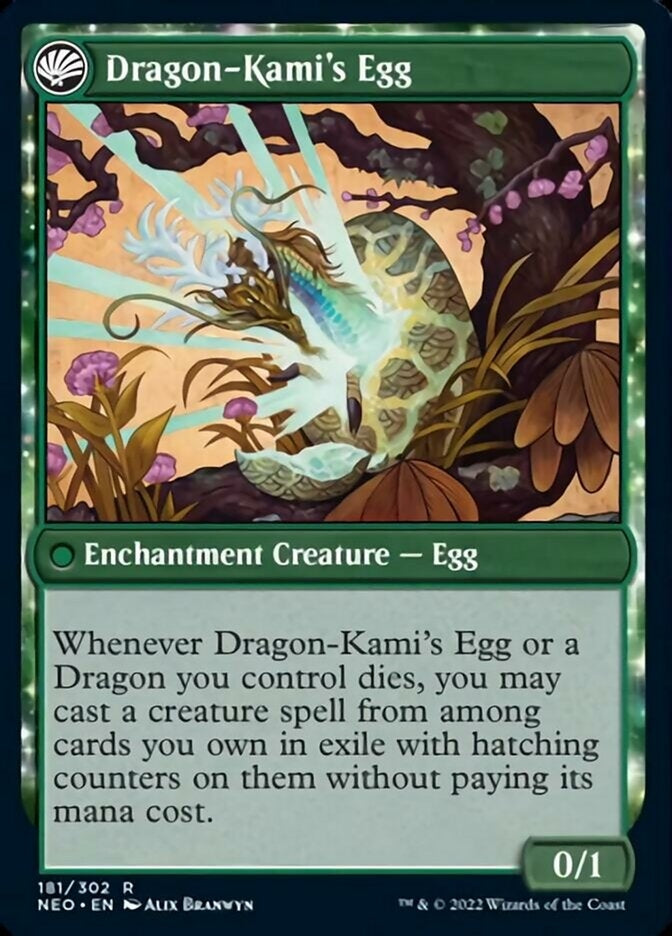 The Dragon-Kami Reborn // Dragon-Kami's Egg (NEO-R)