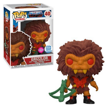 POP Figure: Masters of the Universe #0040 - Grizzlor (Flocked) (Funko)