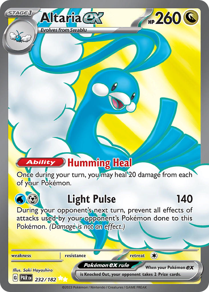 Altaria ex - 232/182 (SV:PAR) Ultra Rare - Near Mint Holofoil