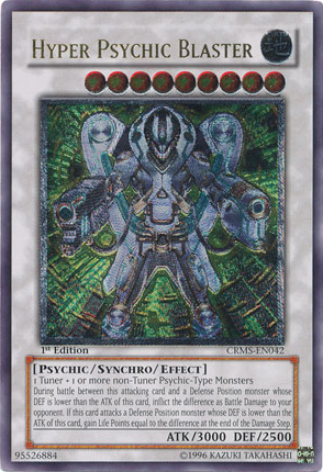 Hyper Psychic Blaster (CRMS-EN042) Ultimate Rare - Near Mint 1st Edition