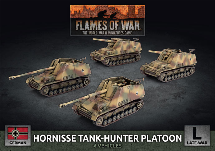 Flames of War: WWII: German (GBX182) - Hornisse Tank-Hunter Platoon (Late)