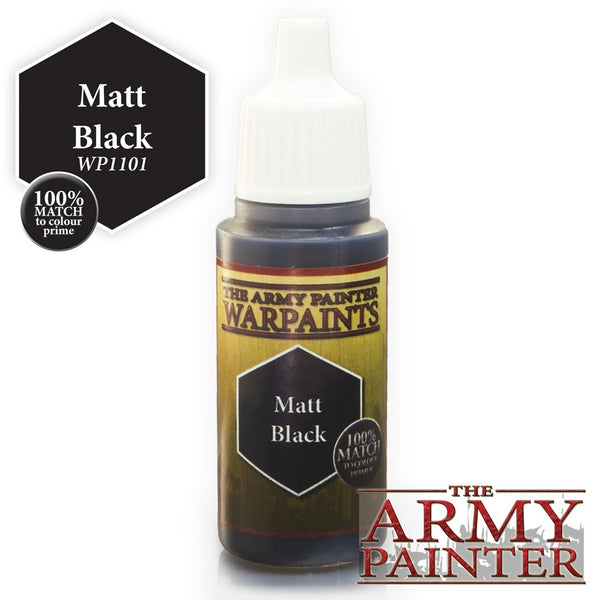 The Army Painter: Warpaints - Matt Black (18ml/0.6oz)