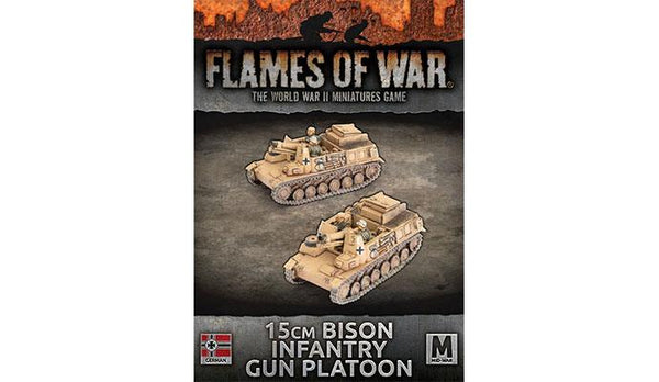 Flames of War: WWII: German (GBX186) - Bison (15cm) Self-propelled Guns (x2) (Mid)