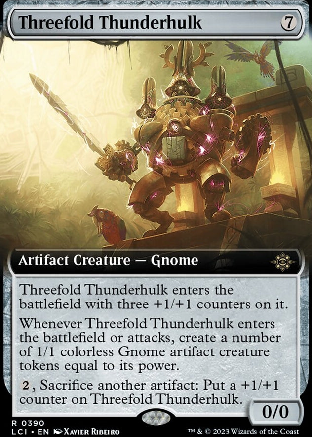 Threefold Thunderhulk [#0390 Extended Art] (LCI-R)