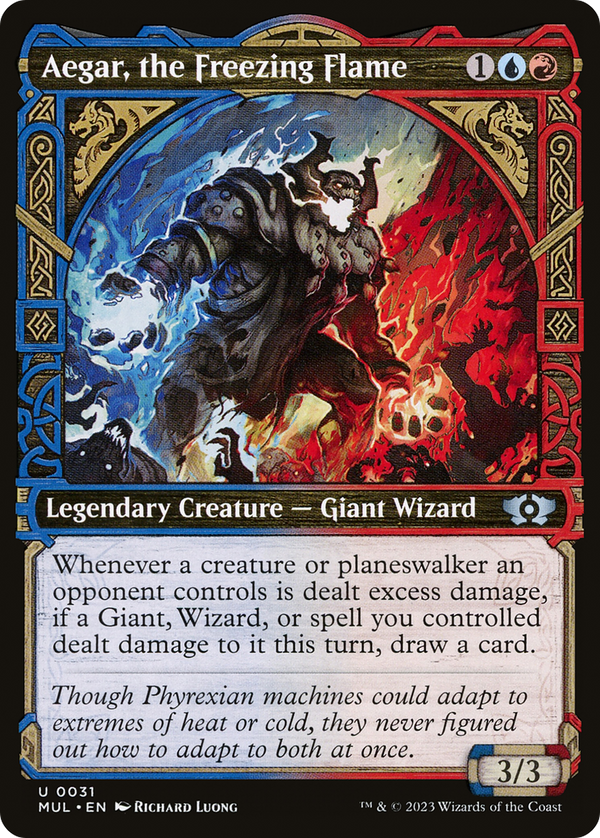 Aegar, the Freezing Flame [#0031 Showcase] (MUL-U-FOIL)