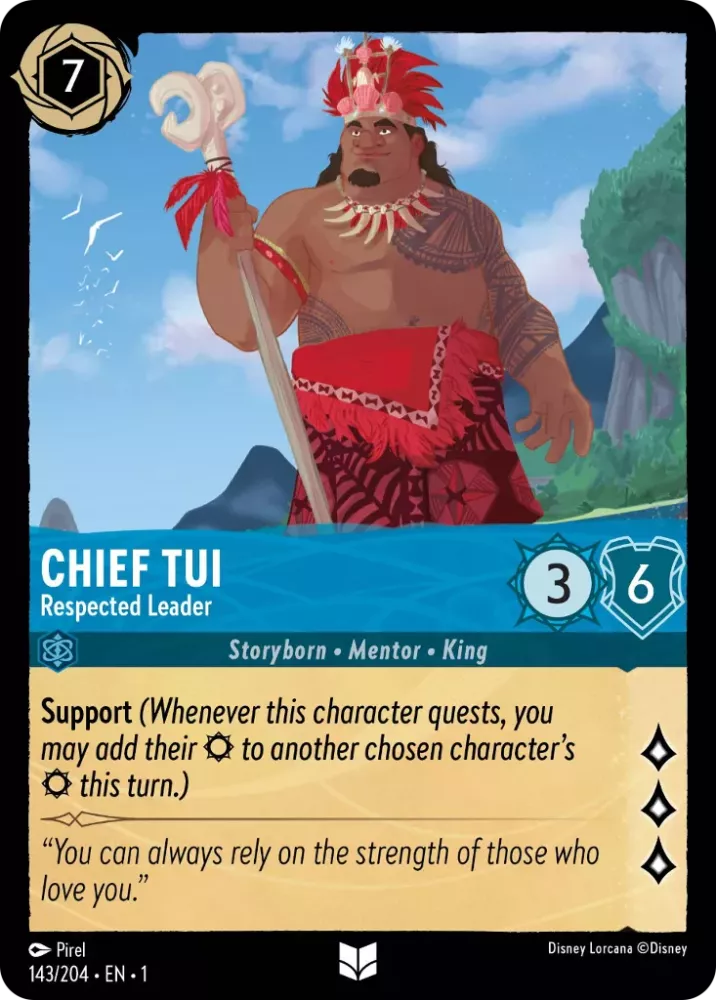 Chief Tui - Respected Leader (The First Chapter 143/204) Uncommon - Near Mint