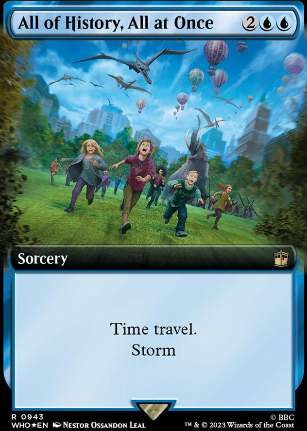 All of History, All at Once [#0943 Surge Foil Extended Art] (WHO-R)