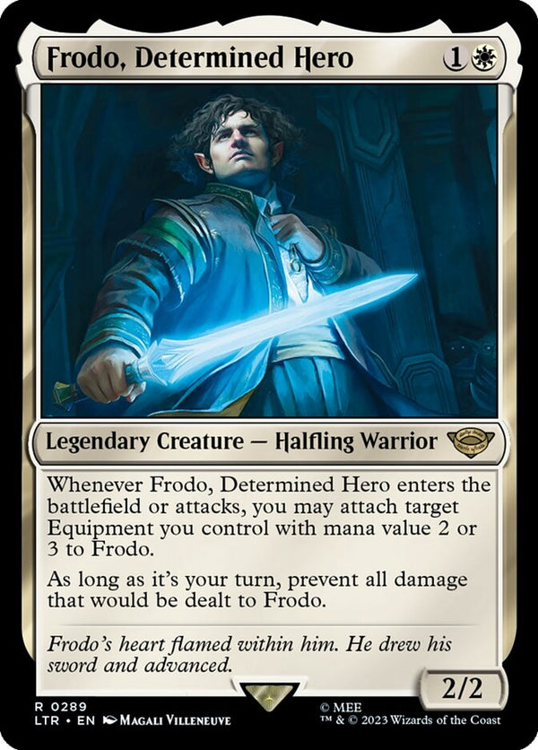 Frodo, Determined Hero [#0289 Starter Deck] (LTR-R)