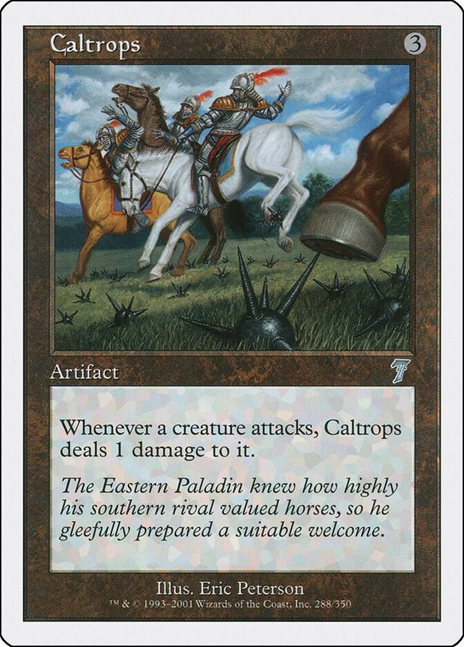 Caltrops (7ED-U) Moderate Play