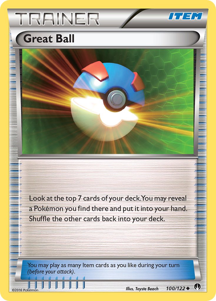 Great Ball - 100/122 (BKP) Uncommon - Near Mint