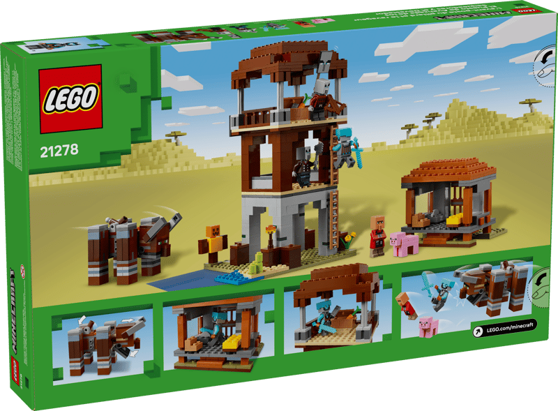 Lego: Minecraft - The Pillager Outpost and Ravager (21278)