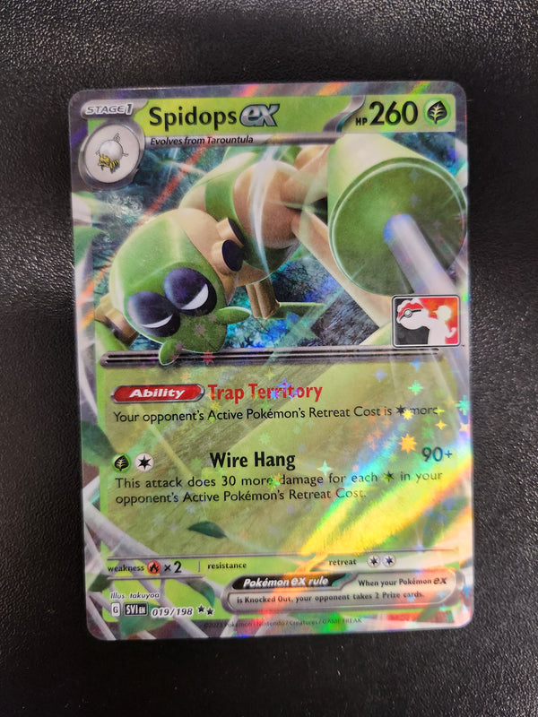 Spidops ex - 019/198 (Prize Pack Series) Double Rare - Near Mint Holofoil