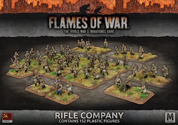 Flames of War: WWII: Soviet (SBX50) - Rifle Company (Plastic) (Mid)