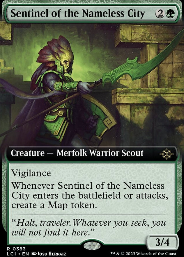 Sentinel of the Nameless City [#0383 Extended Art] (LCI-R)