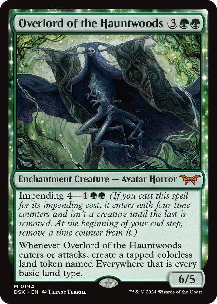 Overlord of the Hauntwoods [#0194] (DSK-M) Damaged