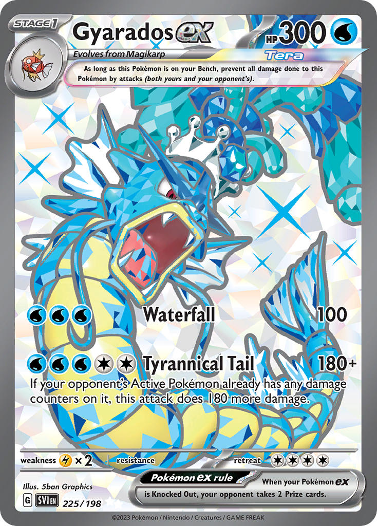 Gyarados ex - 225/198 (SV1) Ultra Rare - Near Mint Holofoil