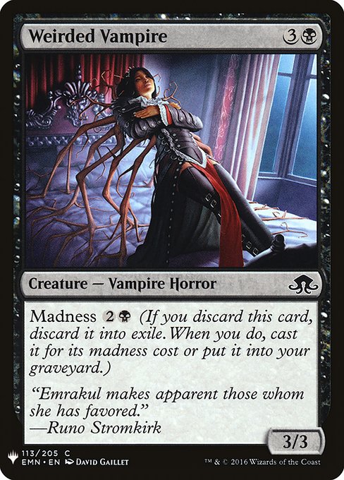 Weirded Vampire [Mystery Booster #0824] (EMN-C)