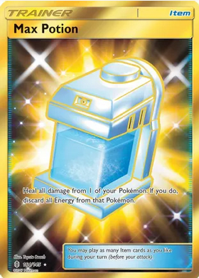 Max Potion (Secret) - 164/145 (SM:GRI) Secret Rare - Near Mint Holofoil