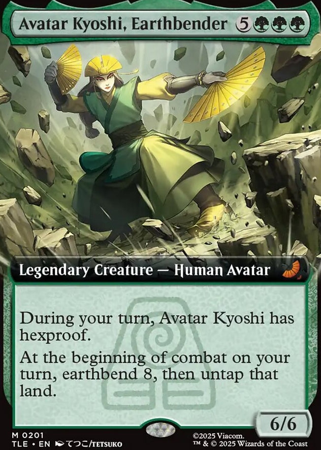 Avatar Kyoshi, Earthbender [ #0201 Extended Art ] (TLE-M)