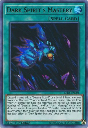 Dark Spirit's Mastery (LED5-EN004) 1st Edition