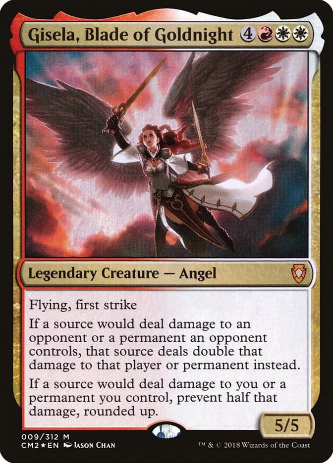 Gisela, Blade of Goldnight (CM2-M-FOIL) Light Play
