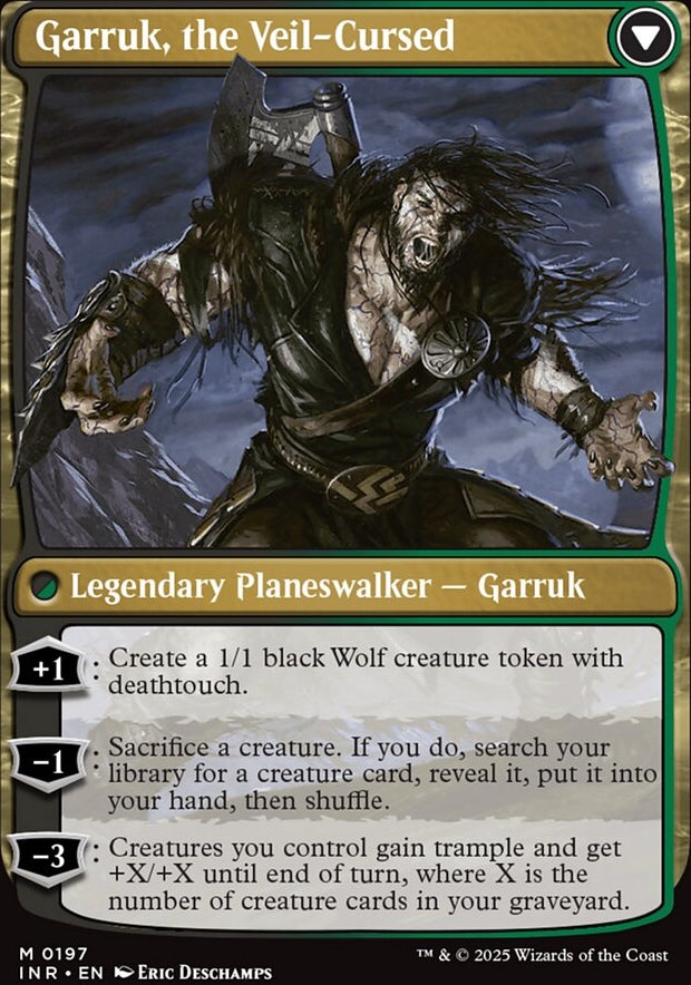 Garruk Relentless // Garruk, the Veil-Cursed [ #0197 ] (INR-M)