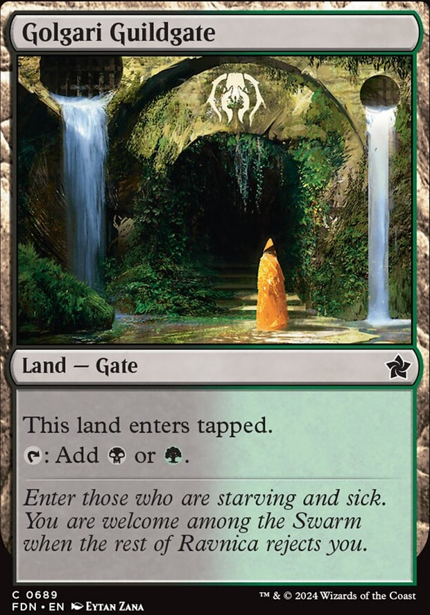 Golgari Guildgate [#0689 Starter Collection] (FDN-C)
