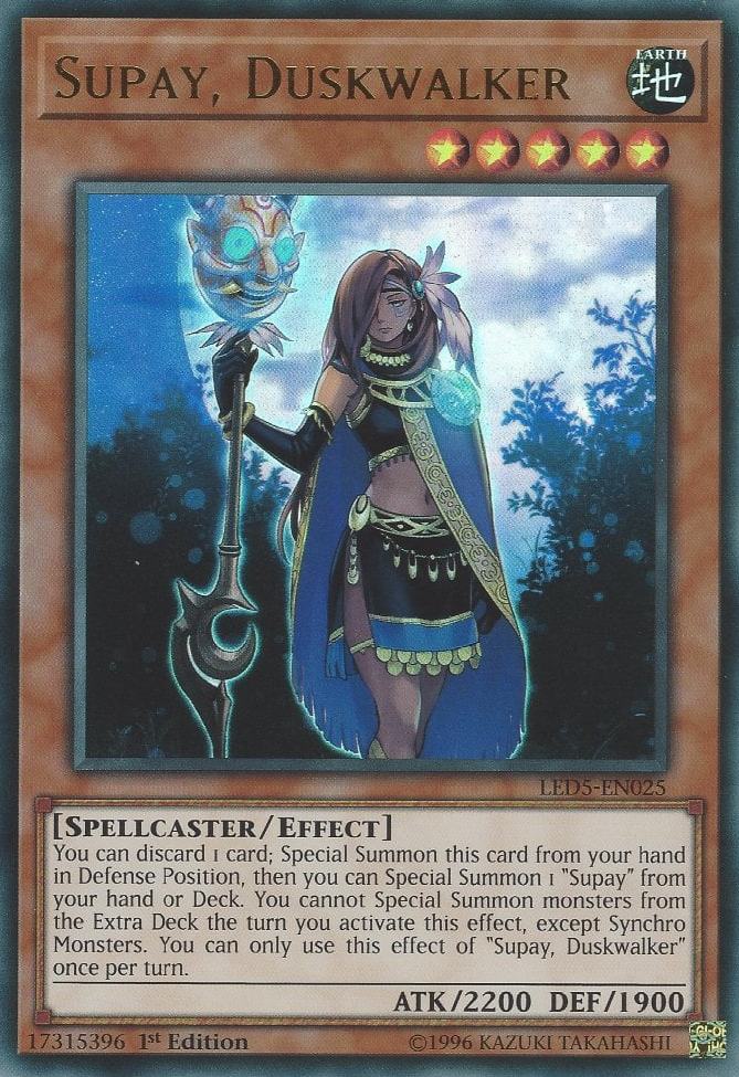 Supay, Duskwalker  (LED5-EN025) Super Rare - Near Mint 1st Edition