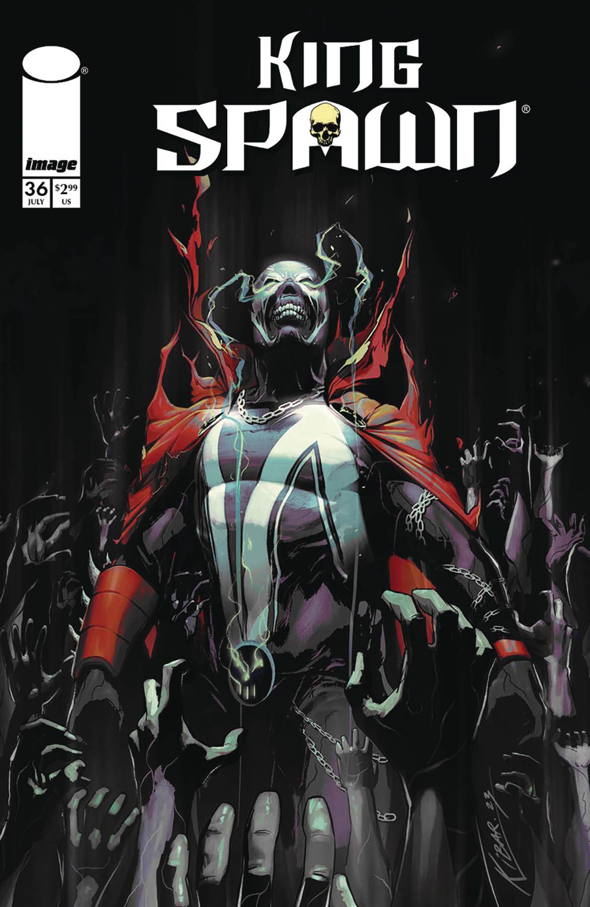 KING SPAWN #36 CVR B KIBAR VAR
