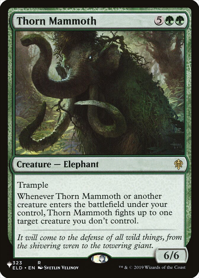 Thorn Mammoth [#323] (ELD-R-LIST)