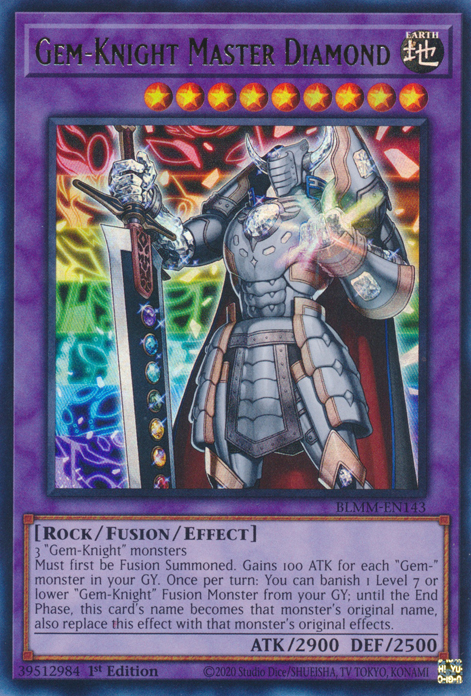 Gem-Knight Master Diamond (BLMM-EN143)