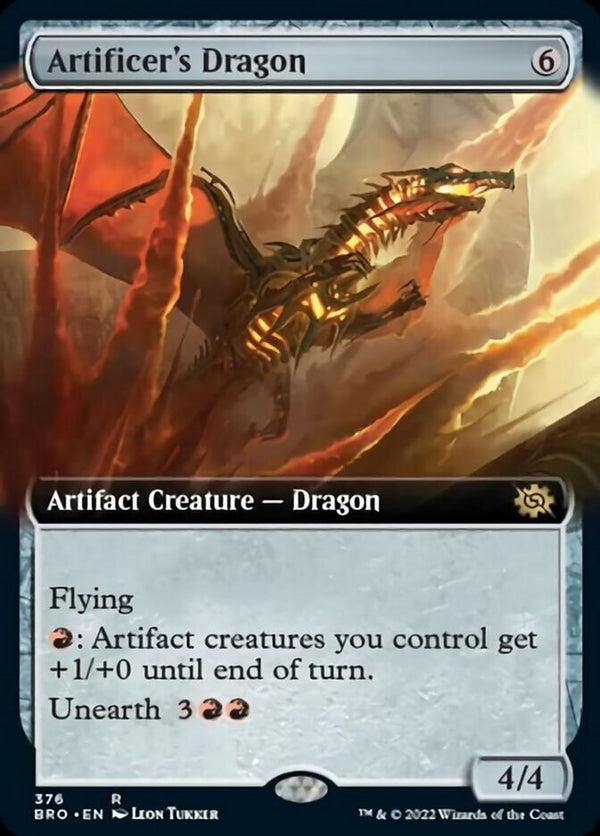 Artificer's Dragon [#376 Extended Art] (BRO-R)