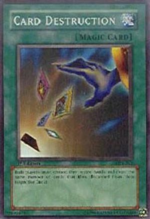 Card Destruction (SDY-042) (Heavy Play) 1st Edition