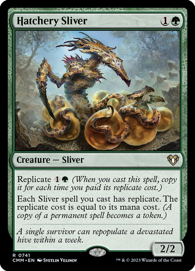 Hatchery Sliver [#0741 New Commander Cards] (CMM-R)