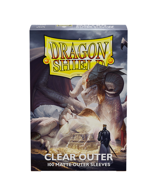 Dragon Shield: Standard - Matte Clear: Outer Sleeves  100 Count