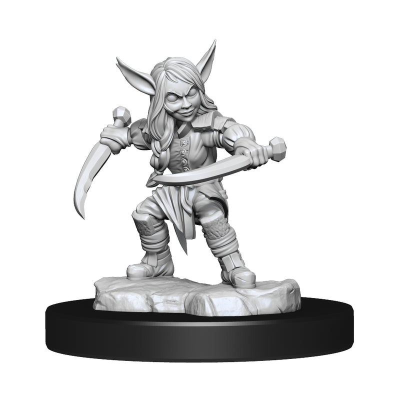 Critical Role: Unpainted Miniatures - Goblin Sorceror and Rogue Female W1 (MoQ)