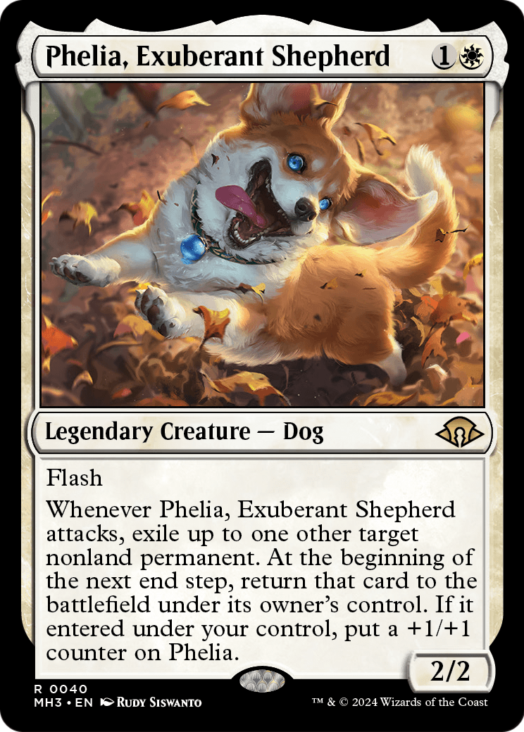Phelia, Exuberant Shepherd [#0040] (MH3-R-FOIL) - Lightly Played
