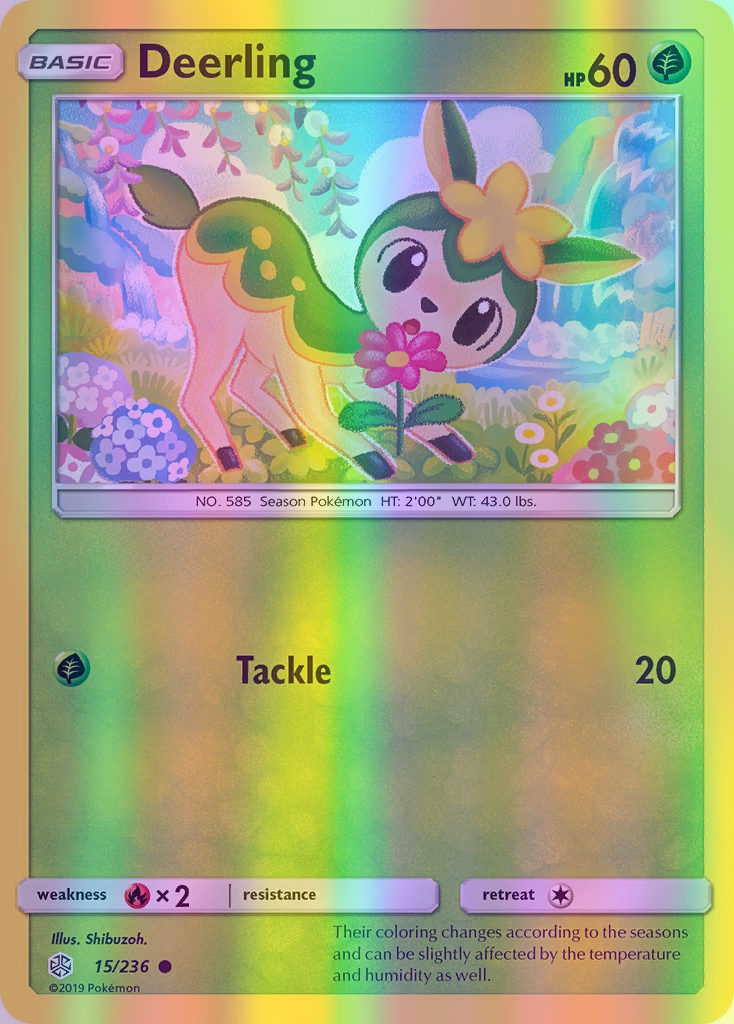 Deerling - 015/236 (CEC) Common - Near Mint Reverse Holofoil