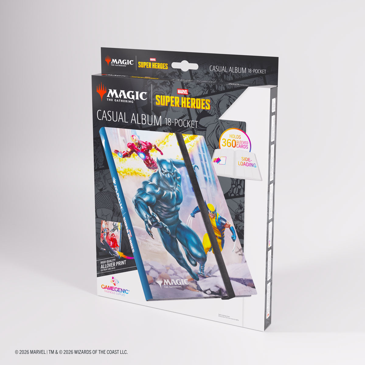 GameGenic: Casual Album 18-Pocket - MTG: Marvel Super Heroes - Marvel Super Heroes