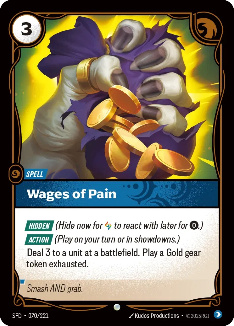 Wages of Pain - 070/221 (SFD) Common