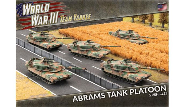 Flames of War: Team Yankee WW3: USA (TUBX18) - Abrams Tank Platoon (Plastic)