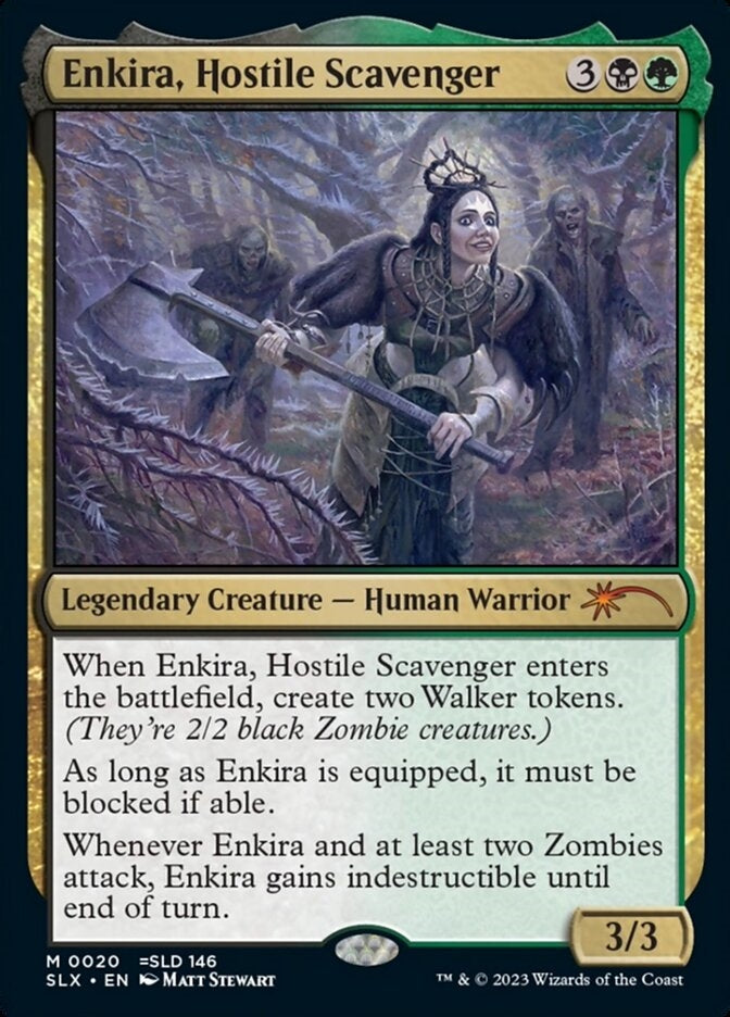 Enkira, Hostile Scavenger [#0020 =SLD 146] (SLX-M)
