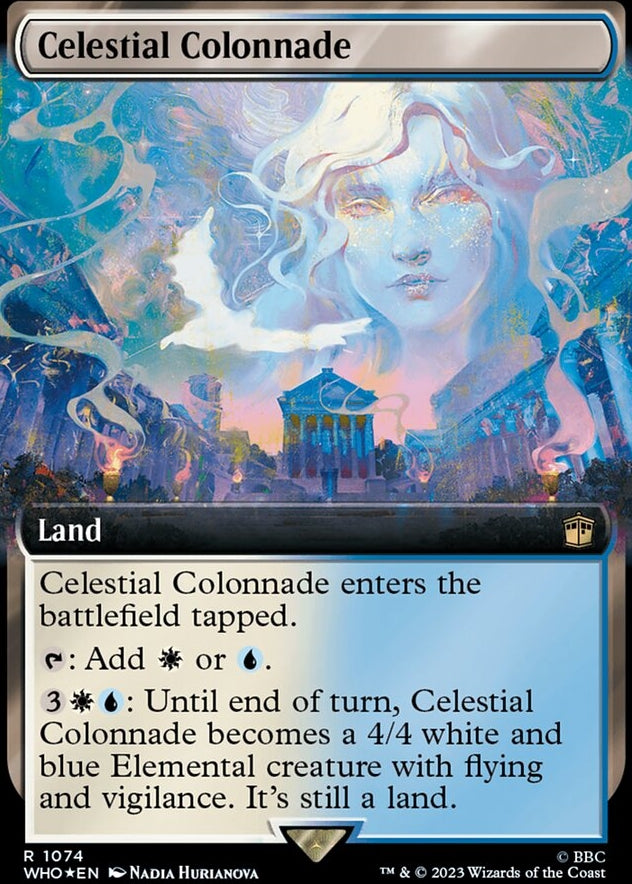Celestial Colonnade [#1074 Surge Foil Extended Art Reprint] (WHO-R)