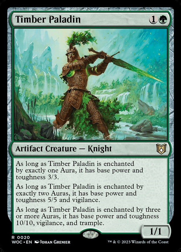 Timber Paladin [#0020 New Commander Cards] (WOC-R)