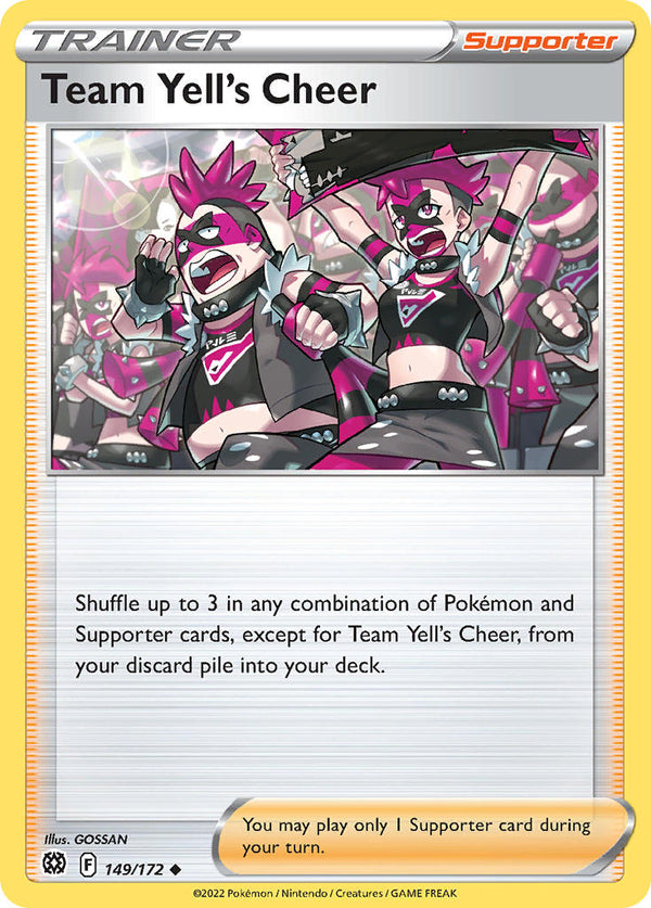 Team Yell's Cheer - 149/172 (SWSH09) Uncommon - Near Mint