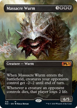 Massacre Wurm [#316 Alternate-Art Borderless] (M21-M)