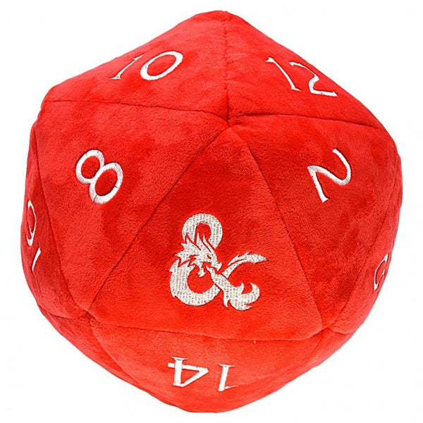 Ultra-PRO: Jumbo D20 Plush - D&D: Red w/ White