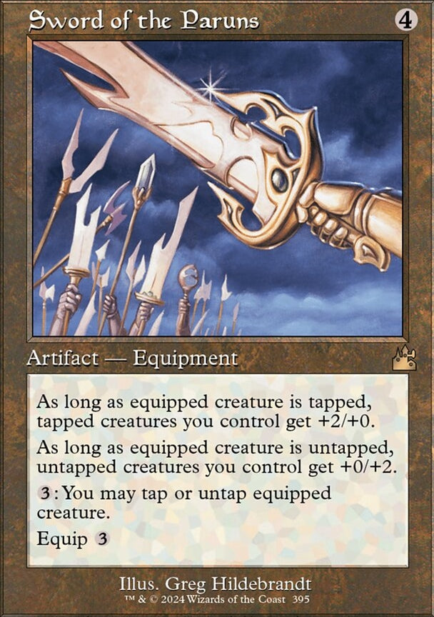 Sword of the Paruns [#0395 Retro Frame] (RVR-R)